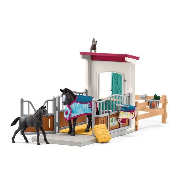 Horse Club Hästbox med Sto och Föl Schleich