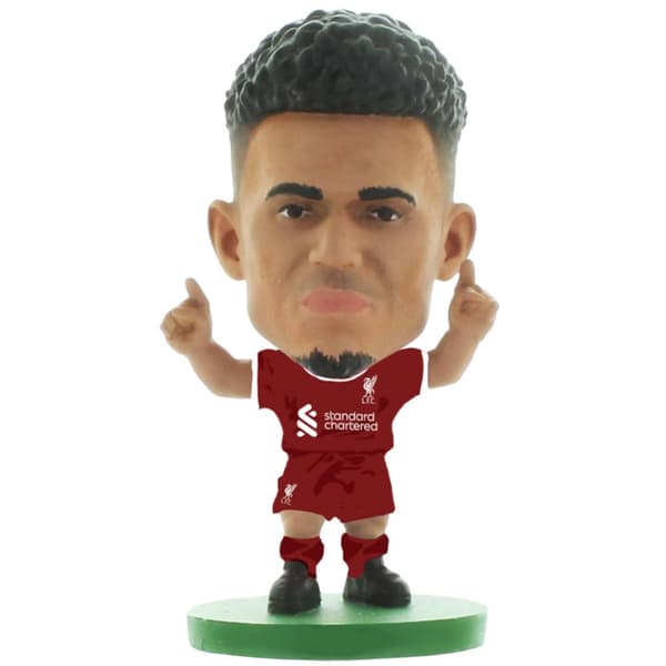 Liverpool FC Luis Diaz 2024 SoccerStarz Football Figurine Maroon/White/Green One Size