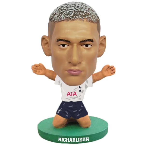 Tottenham Hotspur FC Richarlison SoccerStarz Football Figurine White/Navy Blue/Green One Size