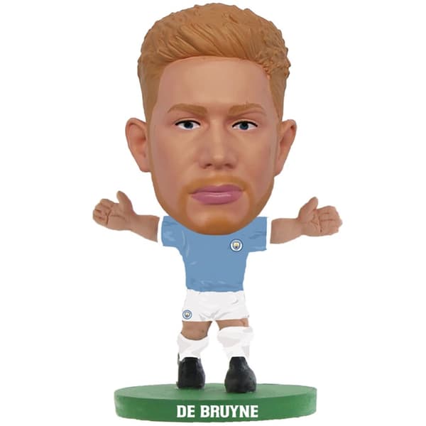 Manchester City FC Kevin De Bruyne SoccerStarz Football Figurine Blue/White/Green One Size