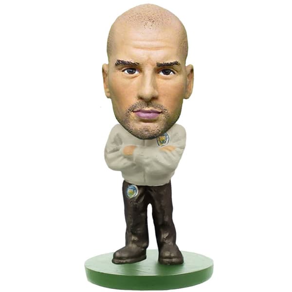 Manchester City FC Pep Guardiola SoccerStarz Fotbollsfigur Black/Green/Grey One Size