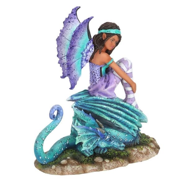 Amy Brown Dragon Perch Fairy Figurine
