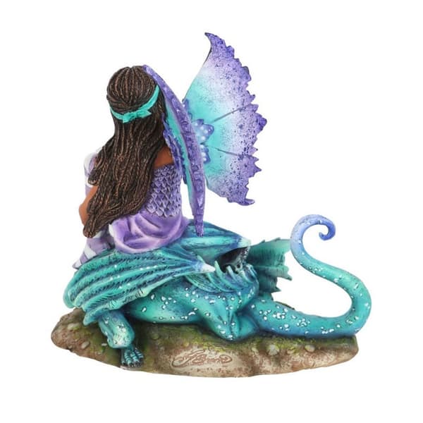 Amy Brown Dragon Perch Fairy Figurine