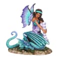 Miniatyrbilde 1 av 3: Amy Brown Dragon Perch Fairy Figurine