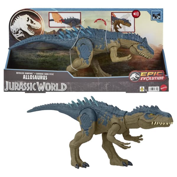 Jurassic World Ruthless Rampage Allosaurus med Ljud
