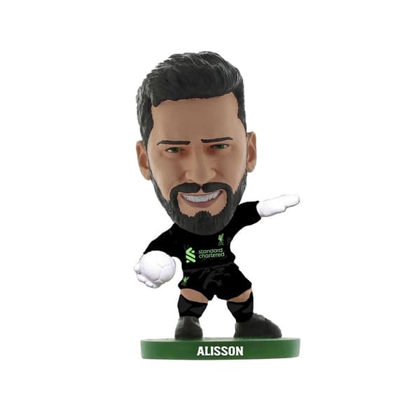 Liverpool FC Alisson Becker 2024 Home Kit Football Figurine Multicoloured One Size