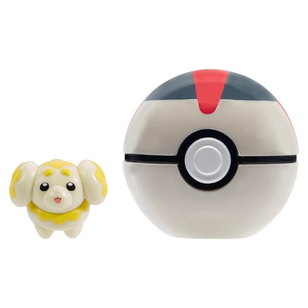 Pokemon Clip N Go Fidough And Timer Ball