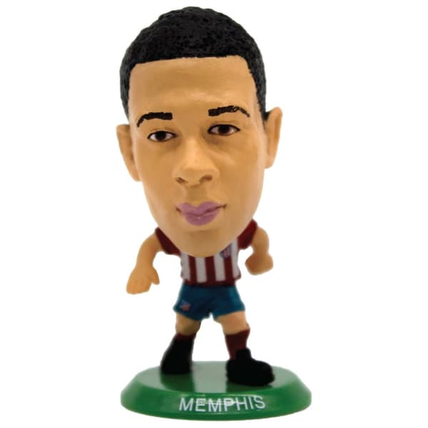 Atletico Madrid FC Memphis Depay SoccerStarz Football Figurine Red/White/Blue/Green One Size