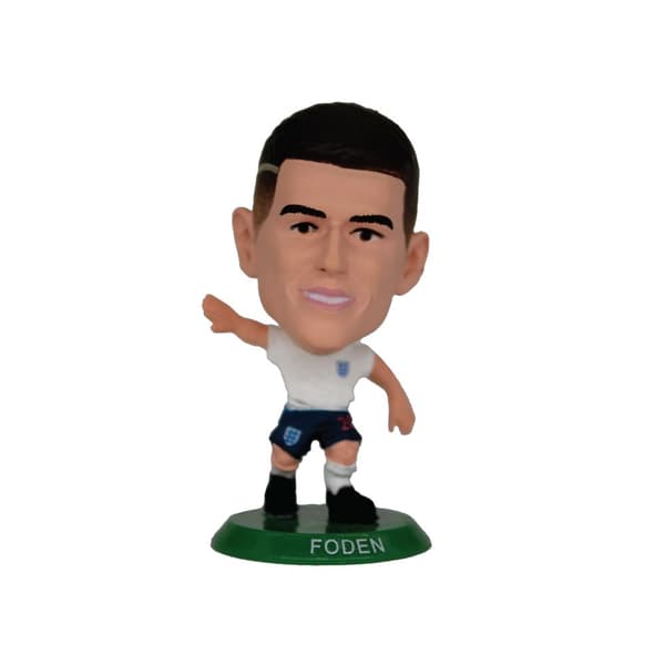England FA Phil Foden Figure White/Dark Blue/Blue/Red/Green One Size