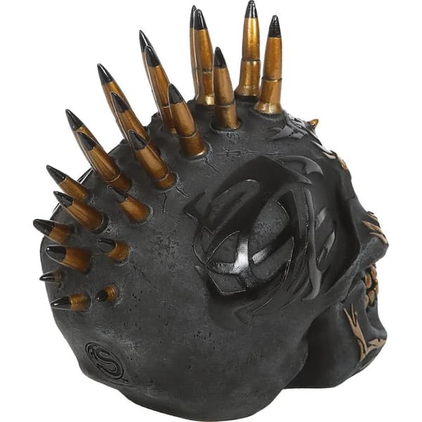 Spiral Direct Resin Skull Sculpture