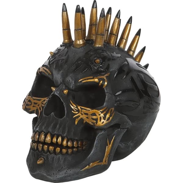Spiral Direct Resin Skull Sculpture