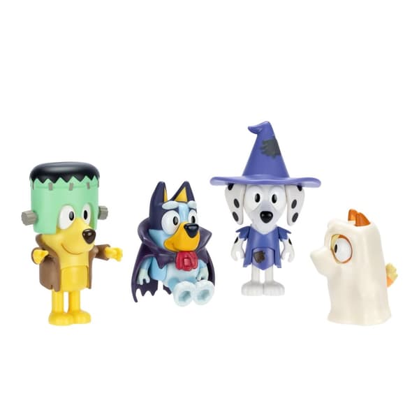 Bluey Figures 4-pak Halloween Masquerade