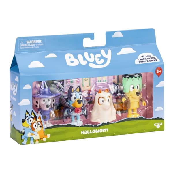 Bluey Figures 4-pak Halloween Masquerade