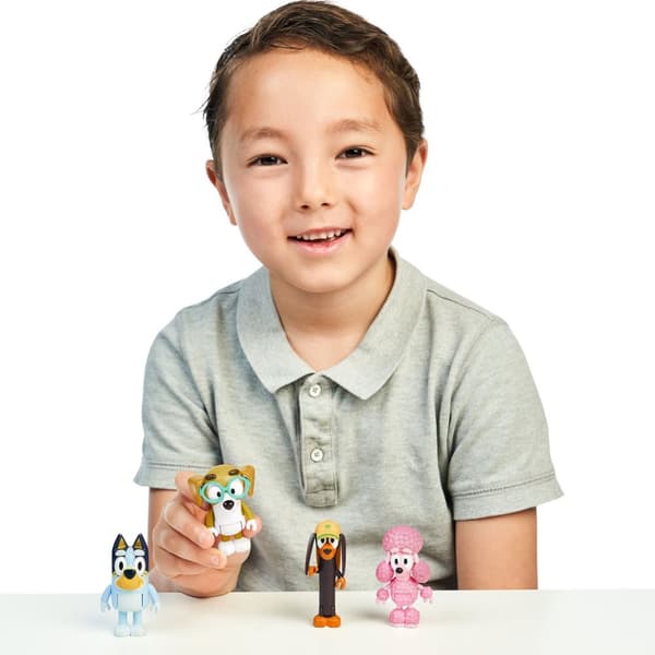 Bluey Figurer 4-pack Bluey & Friends