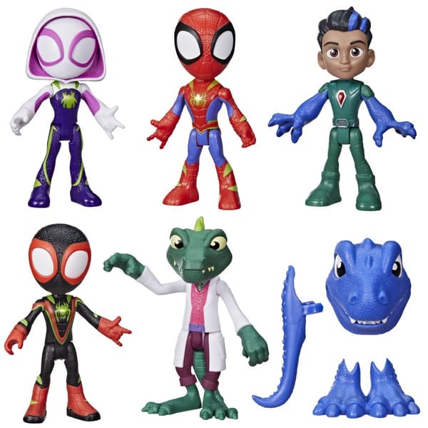Dino Webs Heroes & Lizard Figurset Spidey and his Amazing Friends
