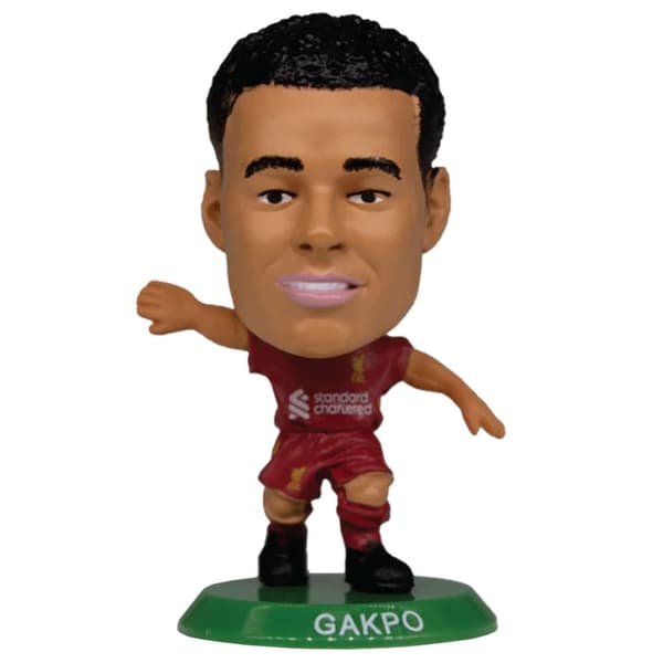Liverpool FC Cody Gakpo 2025 SoccerStarz Football Figurine Red/Green/Gold One Size
