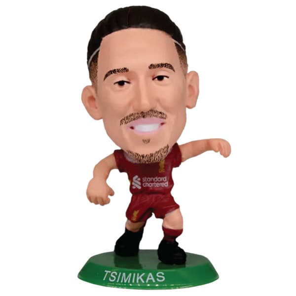 Liverpool FC Konstantinos Tsimikas 2025 SoccerStarz Football Figurine Red/Green/Gold One Size