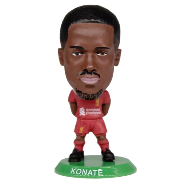 Liverpool FC Ibrahima Konaté 2025 SoccerStarz Football Figurine Red/Green/Gold One Size
