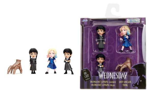 Wednesday Samlarfigur 4-Pack 6 cm