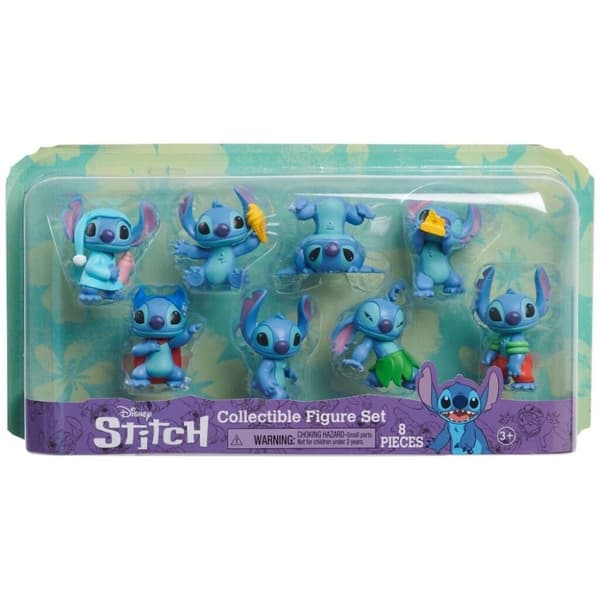 Disney Stitch Figurpack 7 cm 8-pack
