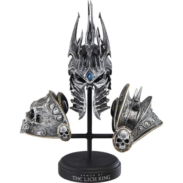 Blizzard World of Warcraft - Ikonisk hjelm og rustning av Lich King Replica
