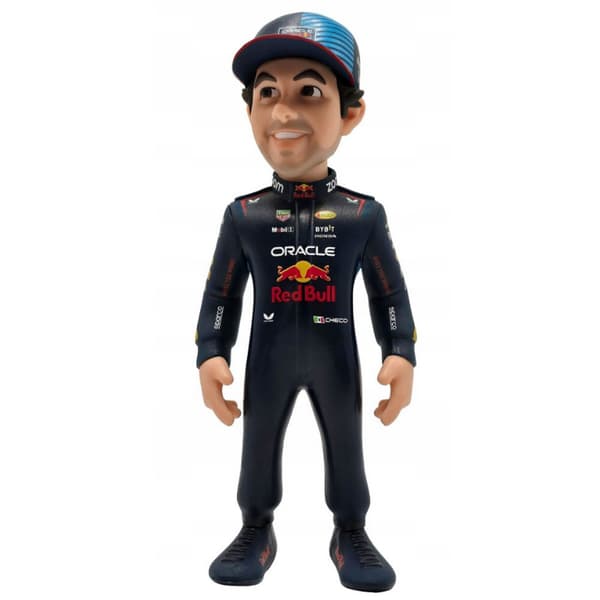 Oracle Red Bull Racing Checo Perez MiniX Collectable Figurine Multicoloured One Size