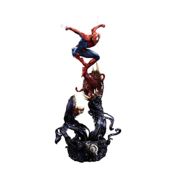 Spiderman Spider-man vs Villains - Spider-Man Deluxe Statue Skala 1/10