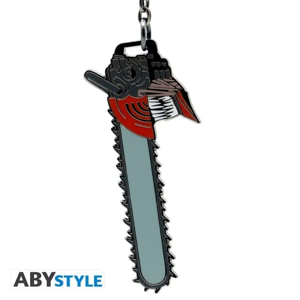 Abysse CHAINSAW MAN - Nyckelringar med motorsågshuvud x4