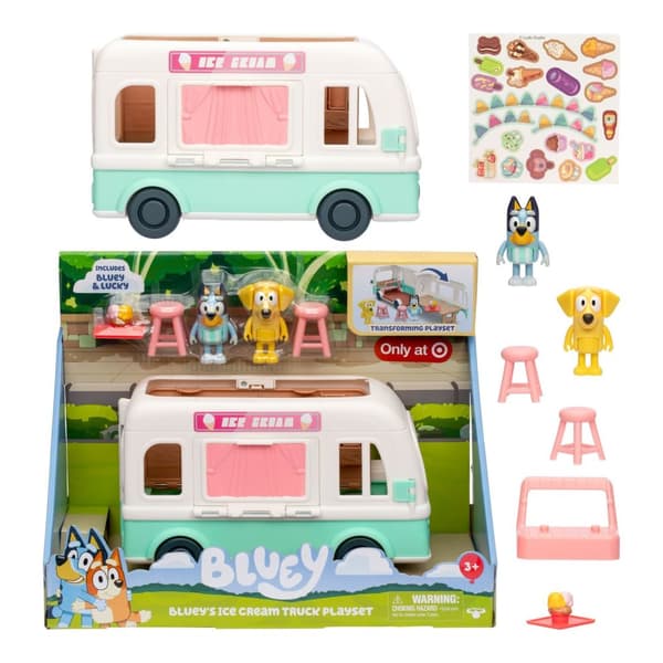 Bluey Icecream Truck Legetøjssæt