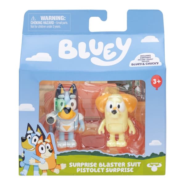 Bluey Figurer 2-pack Surprise Blaster Suit