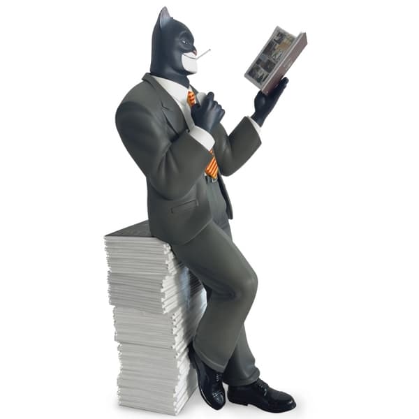 Plastoy BLACKSAD HÖG MED SERIETIDNINGAR SAMLARFIGUR