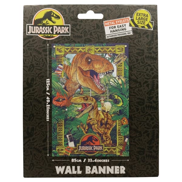 Jurassic Park veggbanner