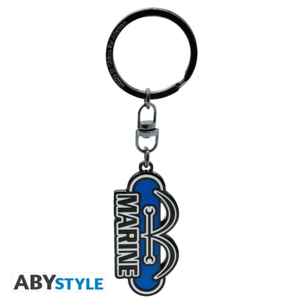 Abysse ONE PIECE - Marine-nøgleringe x4