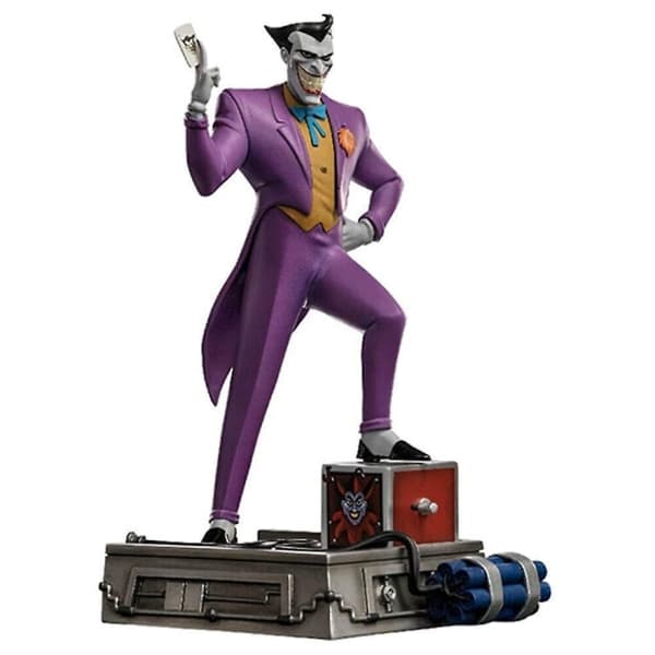 IronStudios - DC Comics Batman Animated Series: statue i kunstskala 1:10 - Jokeren