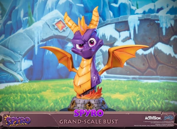 First4Figures - Spyro The Dragon (Spyro Grand-Scale Bust) RESIN patsas /figuuri / figuuri