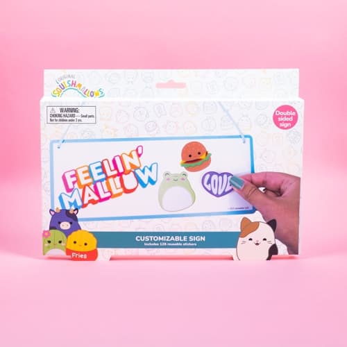 Squishmallows Romskilt med veggdekaler
