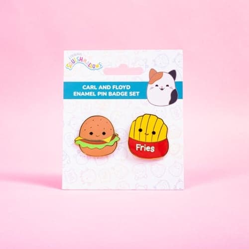 Squishmallows Pin Badges Carl & Floyd - 1,5 tum