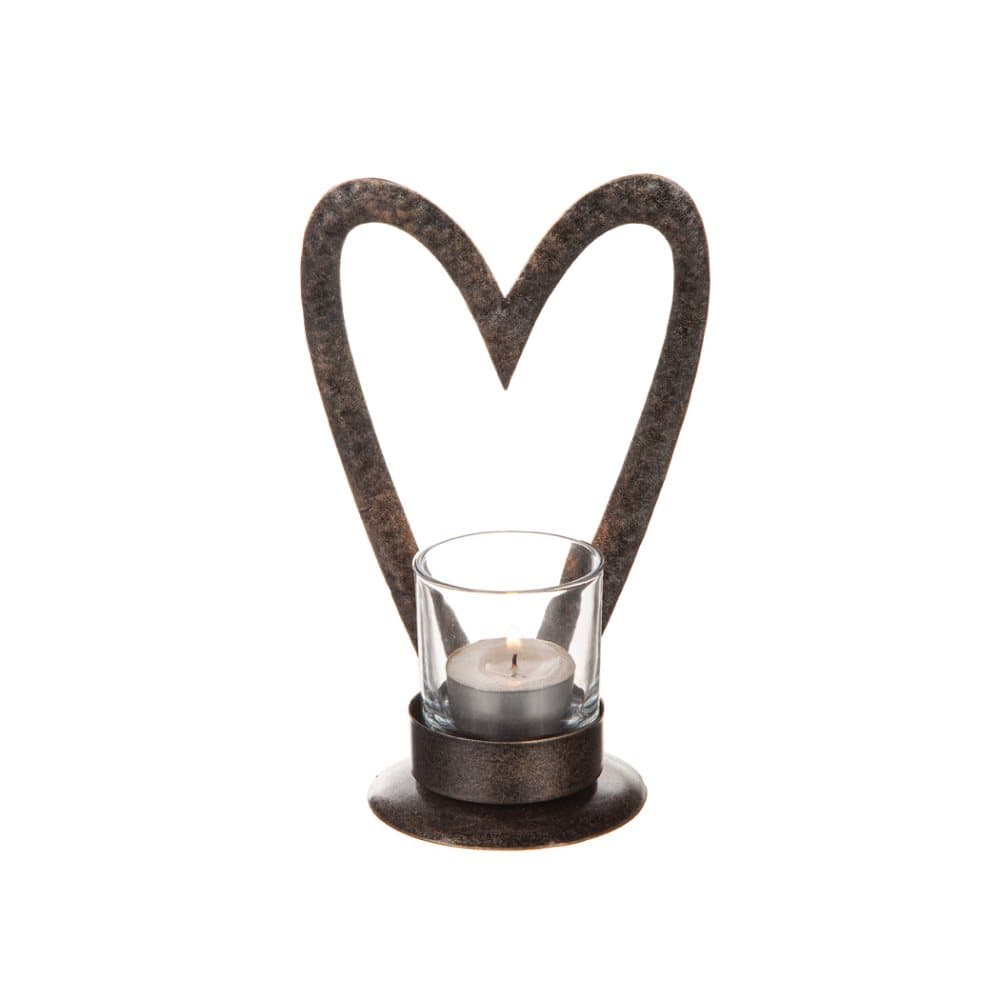 Ljushållare hjärta i plåt