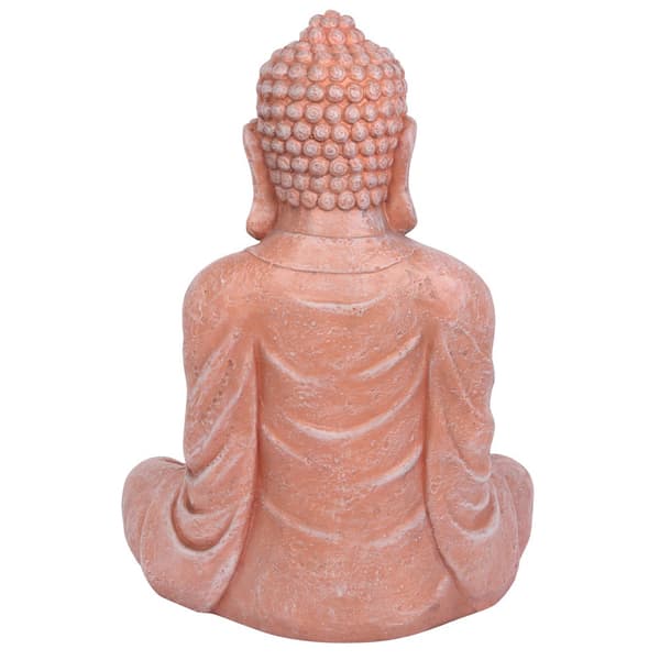 Something Different Buddha Terracotta Effect Garden Statue