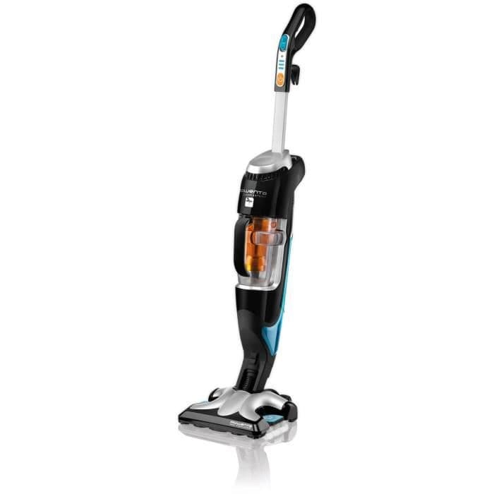 ROWENTA RY7585WH Clean and steam Vacuum Sweeper-1700 W - Sort og sølv