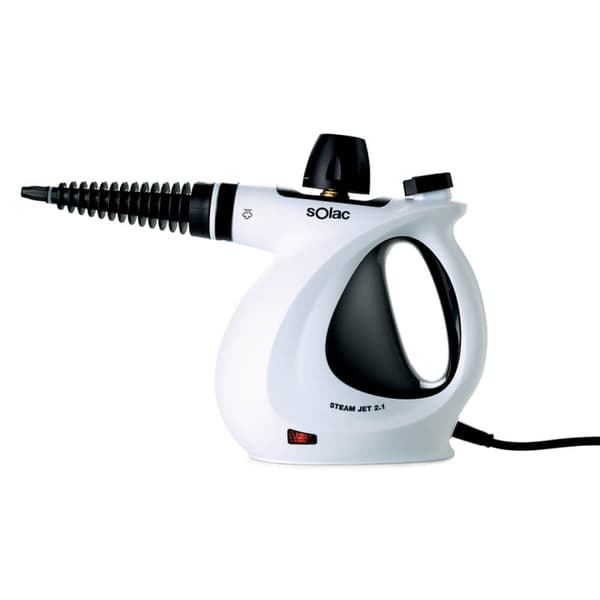 SOLAC Damprenser Steam Jet 2.0 1050W Sort, Hvid