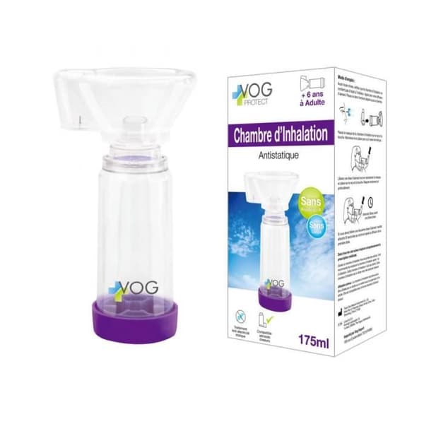 Inhalationskammare för vuxna och barn +6 år VP Santé Purple