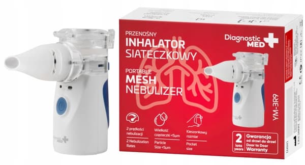KANNETTAVA DIAGNOSTINEN INHALAATTORI YM-3R9