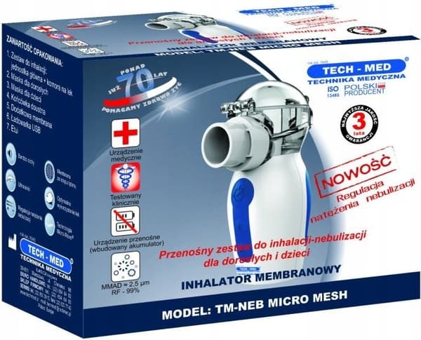 MICRO MESH TECH-MED -kalvoinhalaattori 1 kpl.