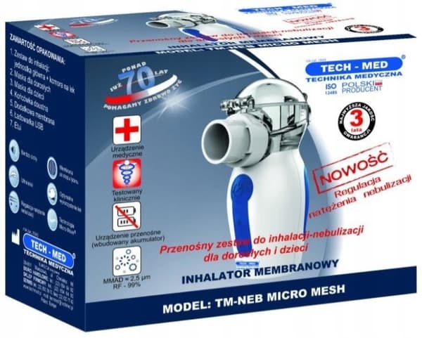 MICRO MESH TECH-MED -kalvoinhalaattori 1 kpl.