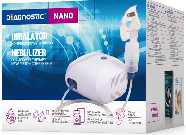 DIAGNOSTIC Nano -kompressori-inhalaattori 1 kpl.