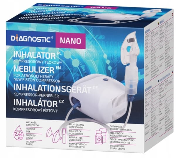 DIAGNOSTIC Nano -kompressori-inhalaattori 1 kpl.