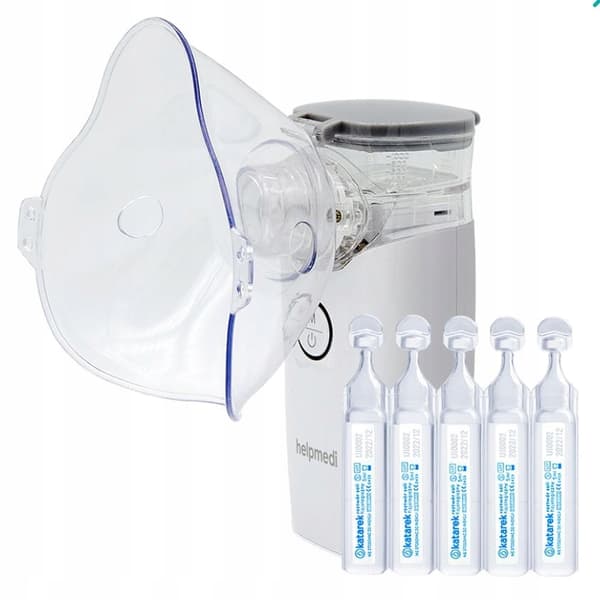 HelpMedi NebuCare MAX -sumutinsarja + 40 suolaampullia