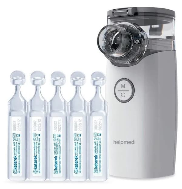 HelpMedi NebuCare MAX -sumutinsarja + 40 suolaampullia