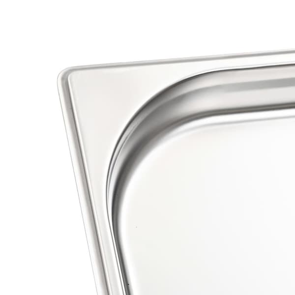 vidaXL Gastronormkantiner 8 st GN 1/2 40 mm rostfritt stål